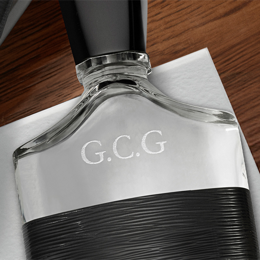 ENGRAVED silver mountain water